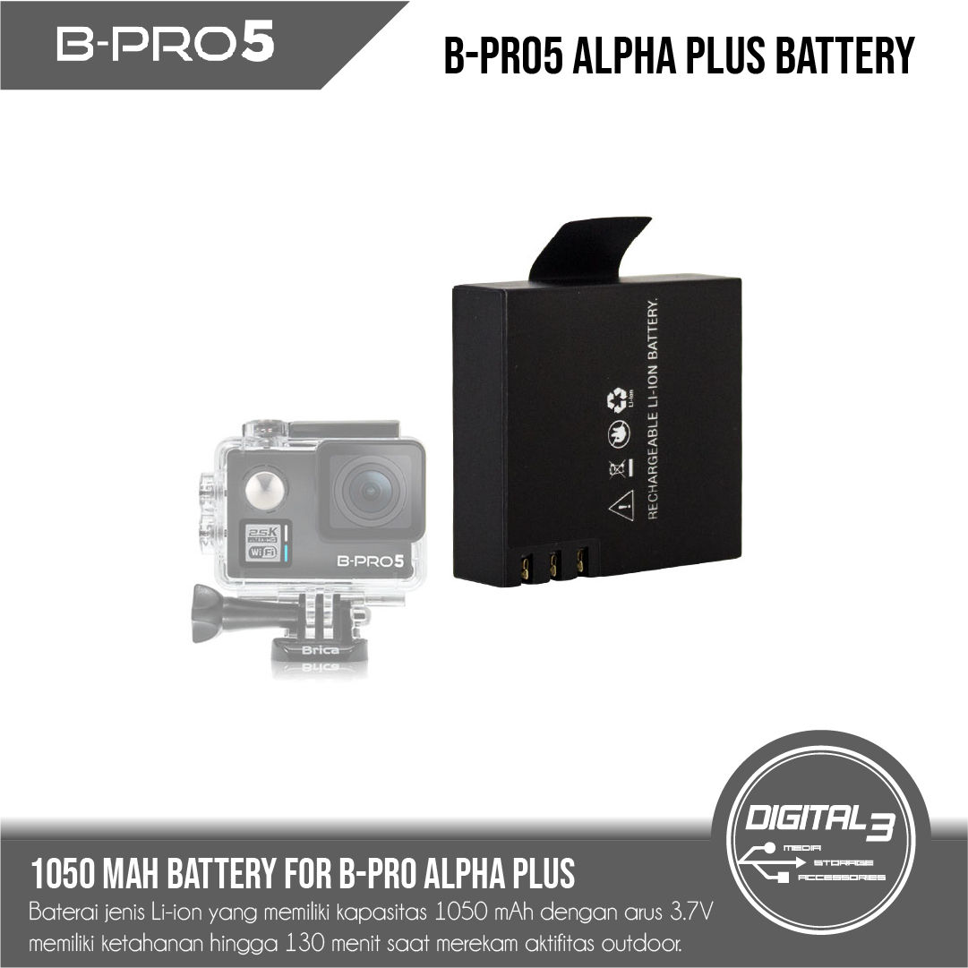 B-PRO5 Alpha Plus Battery (AP) / Baterai Brica B-Pro5 Alpha Plus