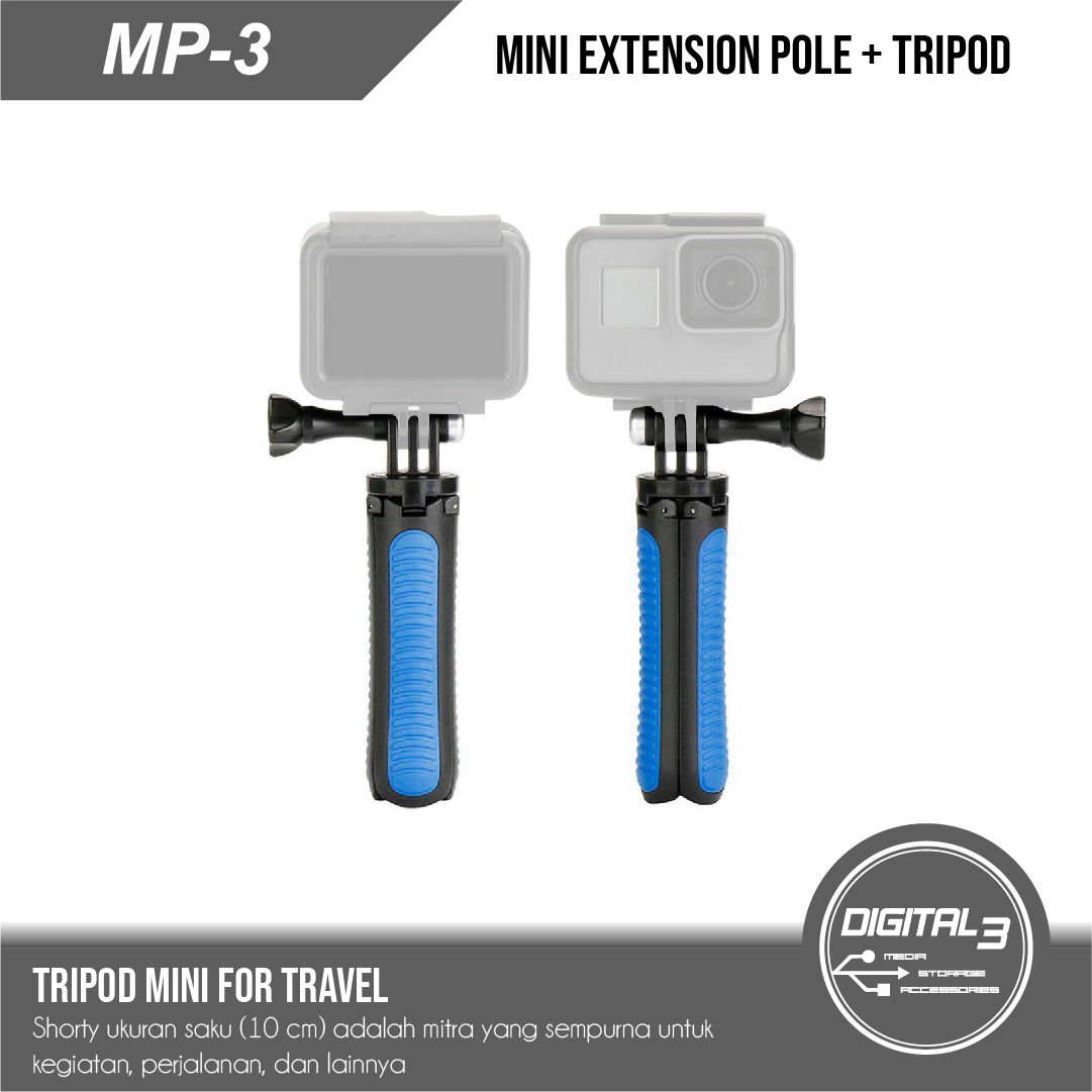 Mini Extension Pole Tripod Action Cam GoPro Shorty OEM