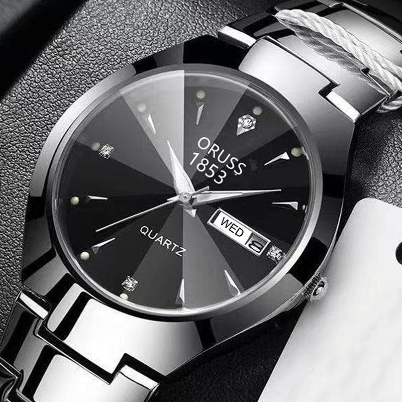 Relógio Masculino Oruss Quartz Premium em Aço Inoxidável
