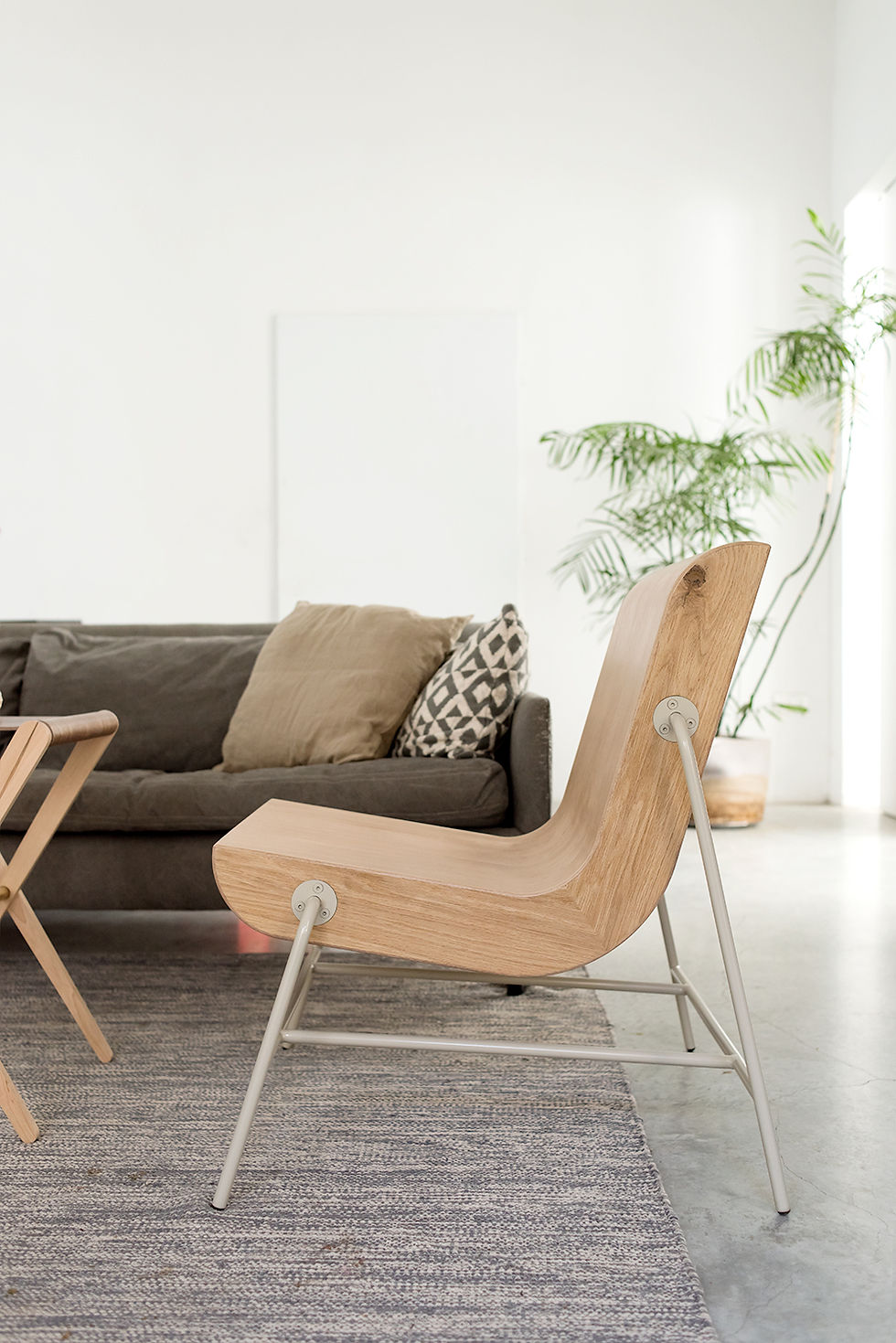 Thumbnail: Overlap Chair | Metal Legs