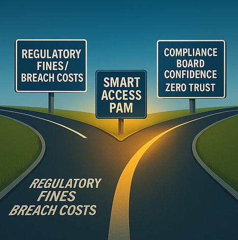 Business value of alignment to Smart Access PAM Strategy Blueprint