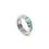 Miniatura: Anillo plata y turquesa