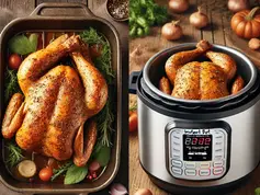 Organic Gluten-Free Garlic Herb Roasted Chicken with Root Vegetables