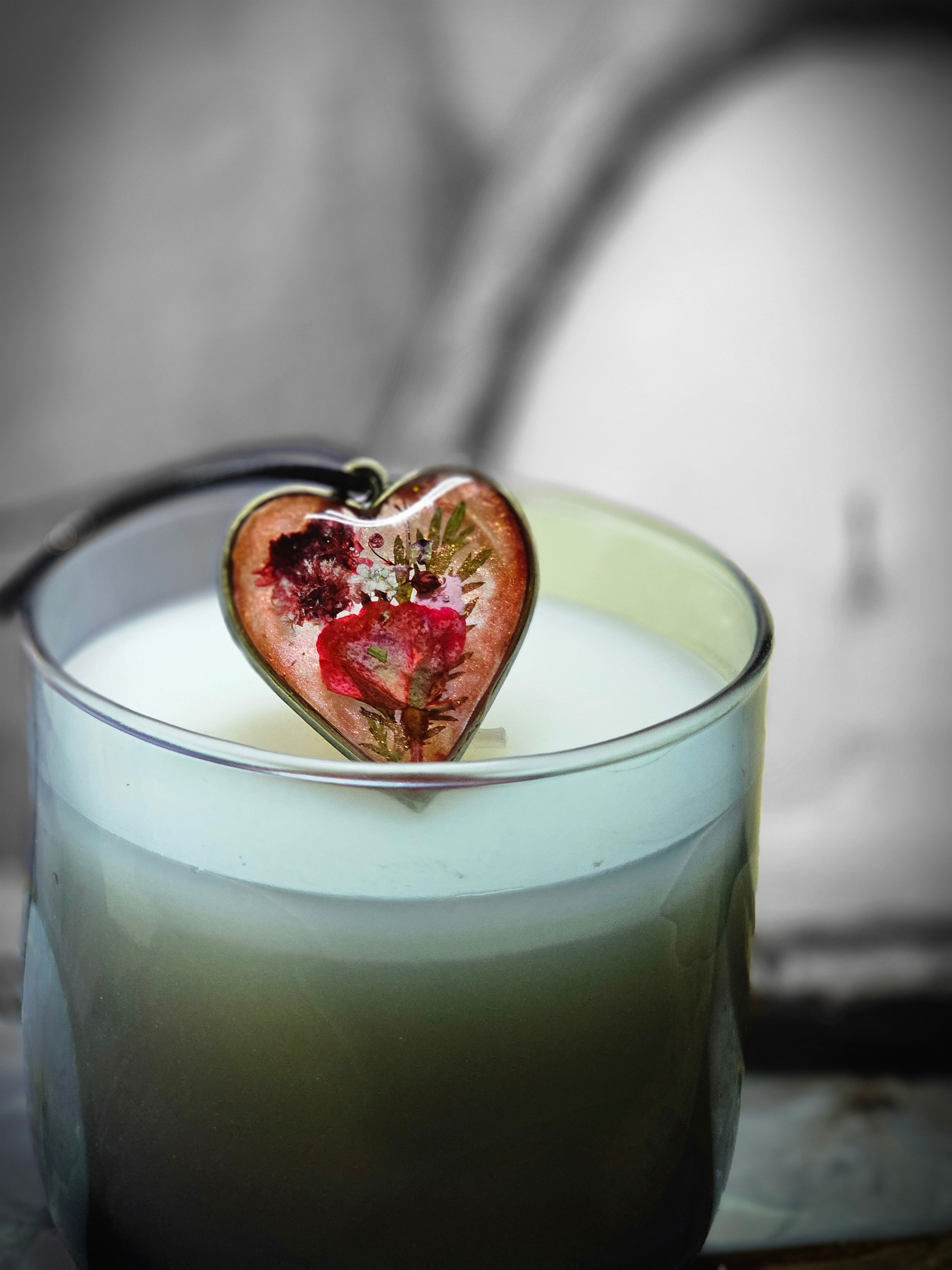 Handmade Resin Botanical Necklace