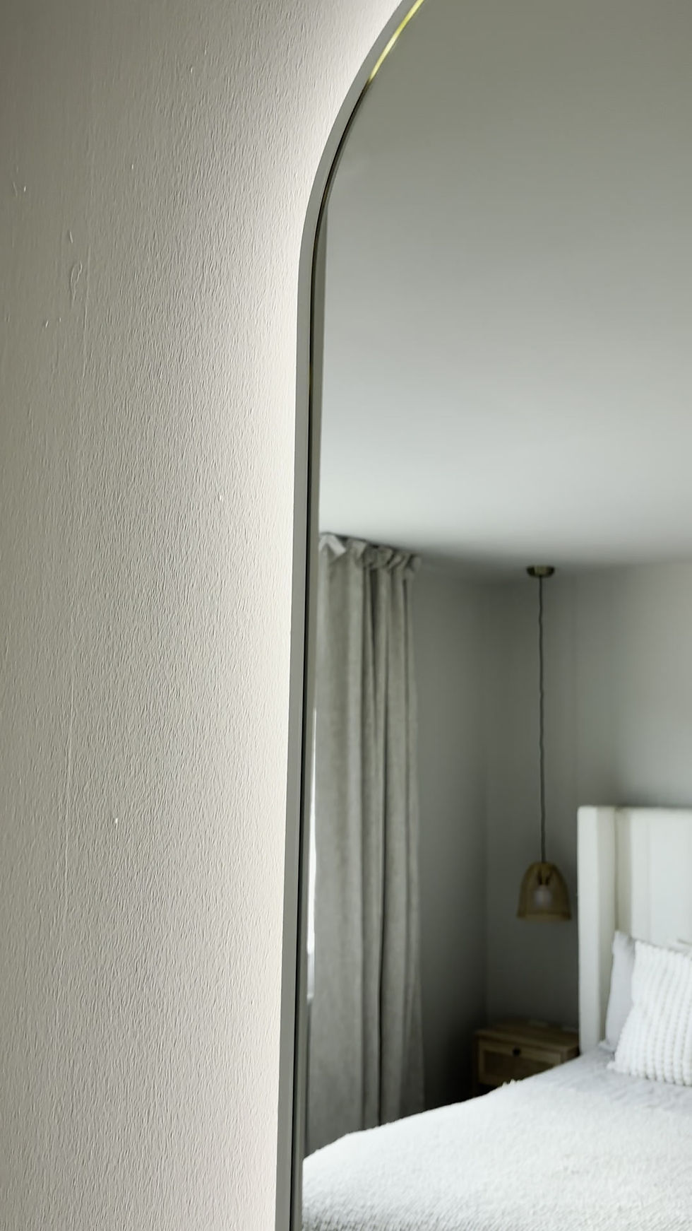 Thumbnail: LED White Tall Oval Wall Mirror - 120cm