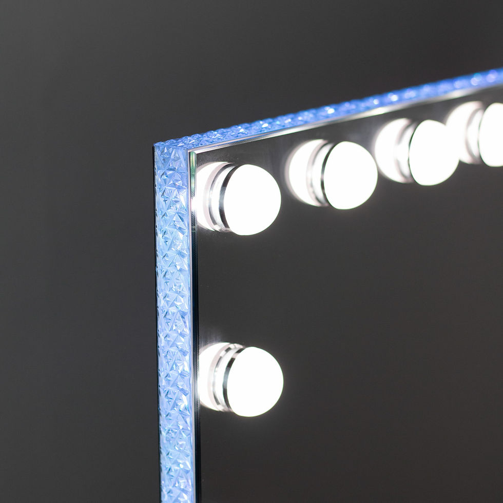Thumbnail: LED Hollywood Vanity Mirror with bulbs 58cm