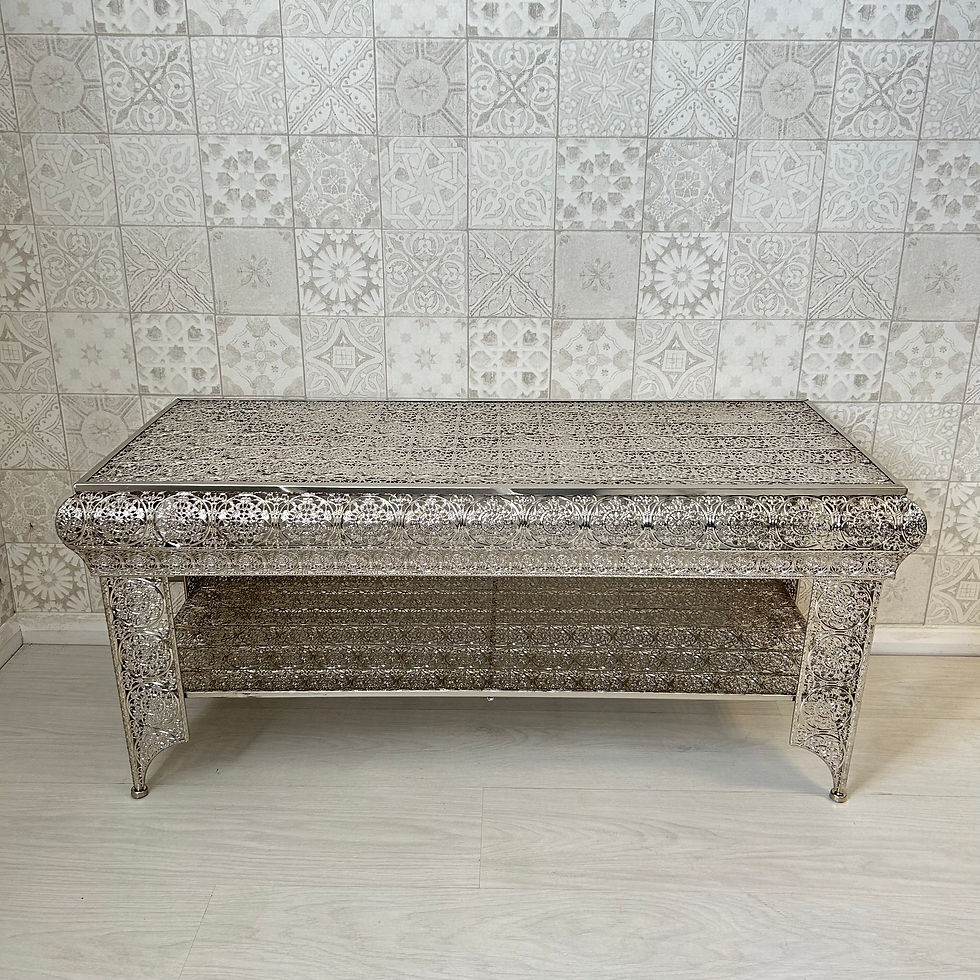 Thumbnail: Agadir Silver Coffee Table (non-glass)