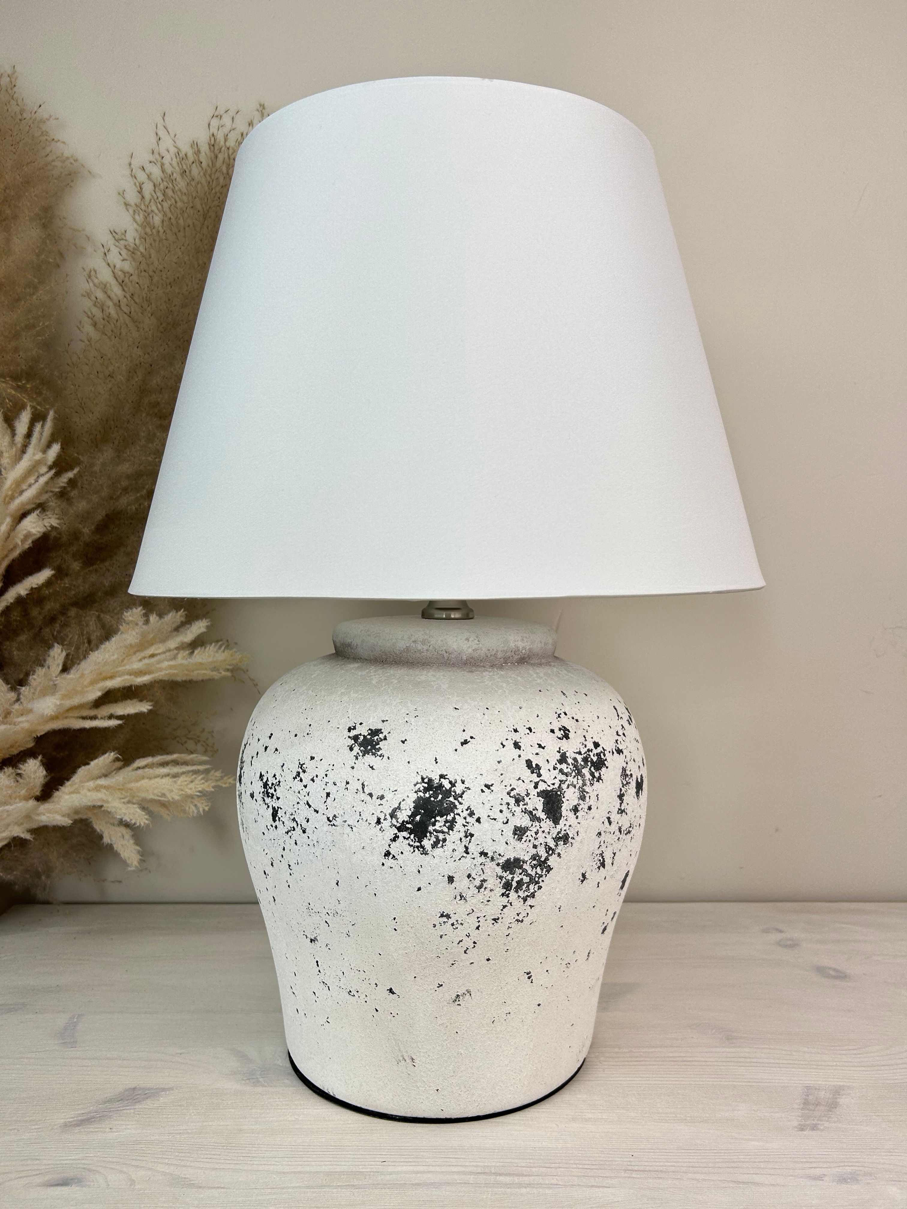 Stone Effect Ceramic Table Lamp