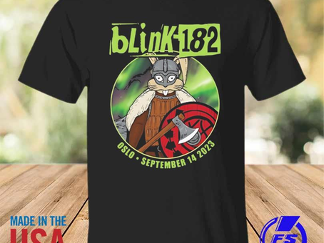 Rainbowtclothingllc - Funny blink 182 sept 14 2023 oslo spektrum norway shirt