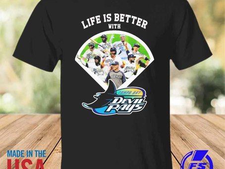 Rainbowtclothingllc - Life Is Better With Tampa Bay Devilrays Signatures Shirt