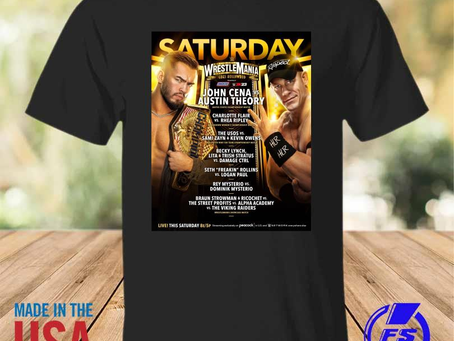 Rainbowtclothingllc - Saturday wrestlemania john cena and austin theory bad bunny helps rey mysterio