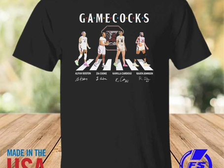 Rainbowtclothingllc - South Carolina Gamecocks football abbey road aliyah boston zia cooke signature