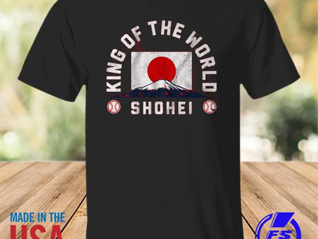 Rainbowtclothingllc - Shohei ohtani king of the world shirt