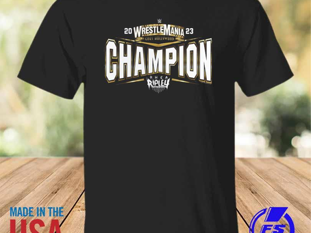 Rainbowtclothingllc - Rhea ripley 2023 goe hollywood wrestlemania 39 champion shirt