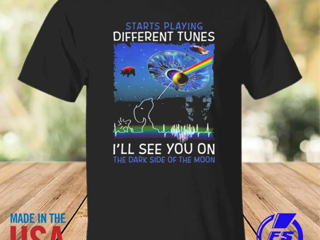 Rainbowtclothingllc - Snoopy starts playing different tunes I’ll see you on the dark side of the moo