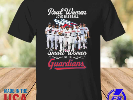Rainbowtclothingllc - Cleveland Guardians real women love baseball smart women love the Cleveland Gu