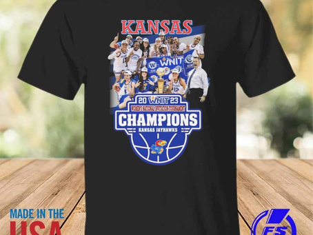 Rainbowtclothingllc - Kansas Jayhawks 2023 women’s national invitation tournament champions shirt