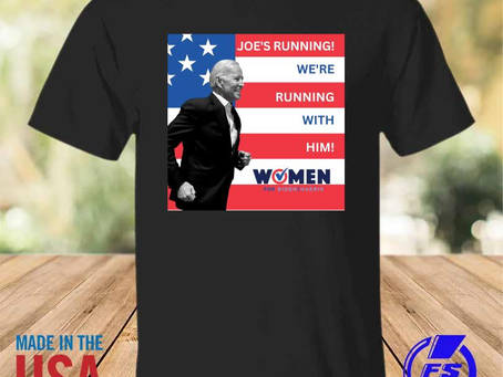 Rainbowtclothingllc - Joe’s running we’re running with him women for biden and kamala harris shirt