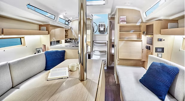 Beneteau Oceanis 34.1 interior protected with clear matte PPF