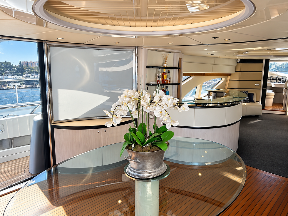 Refreshed Bella Vista interior featuring light finishes and curved bar joinery