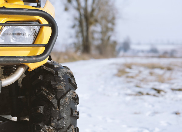 Closeup of ATV Front Light