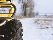 Closeup of ATV Front Light