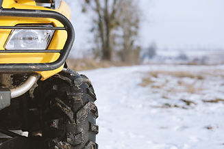 Closeup of ATV Front Light