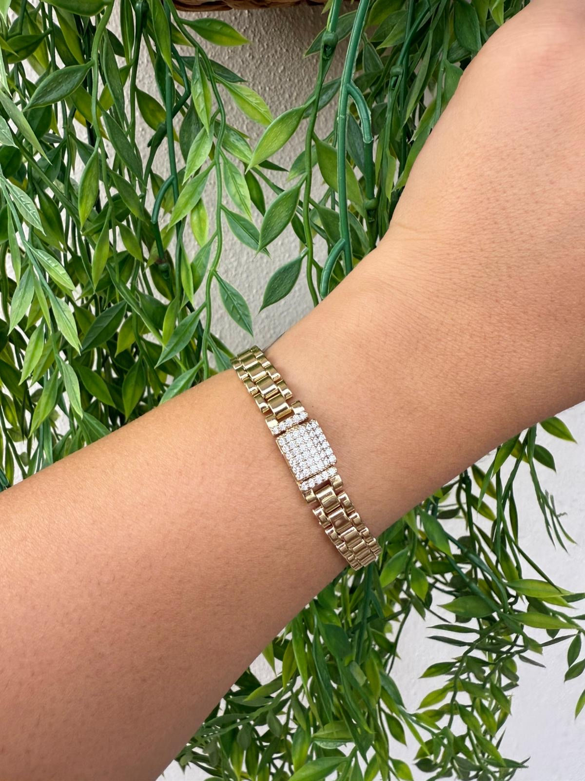 14 Ayar Renk Xuping Gurmet Bileklik (18 cm)