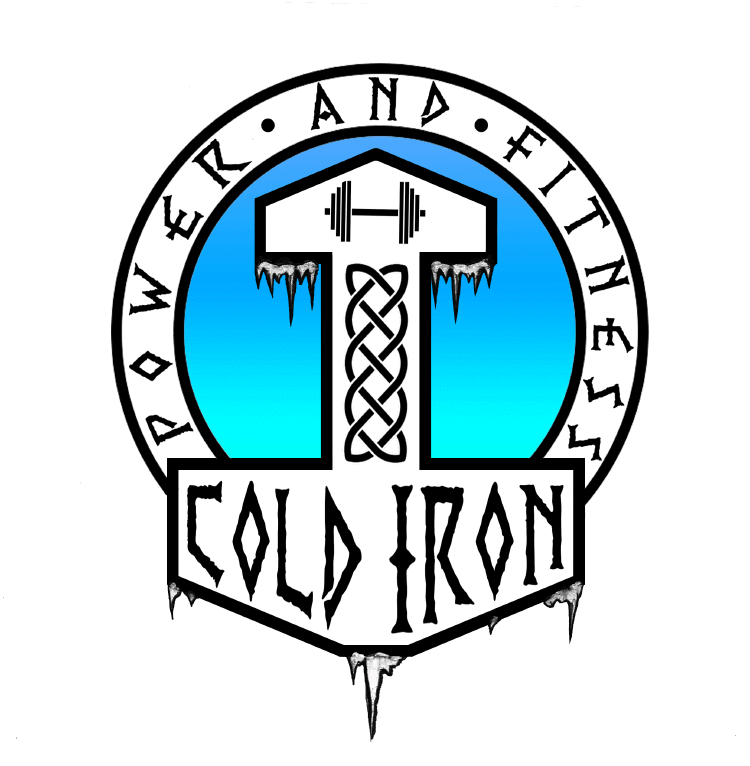 Cold iron power and fitness logo