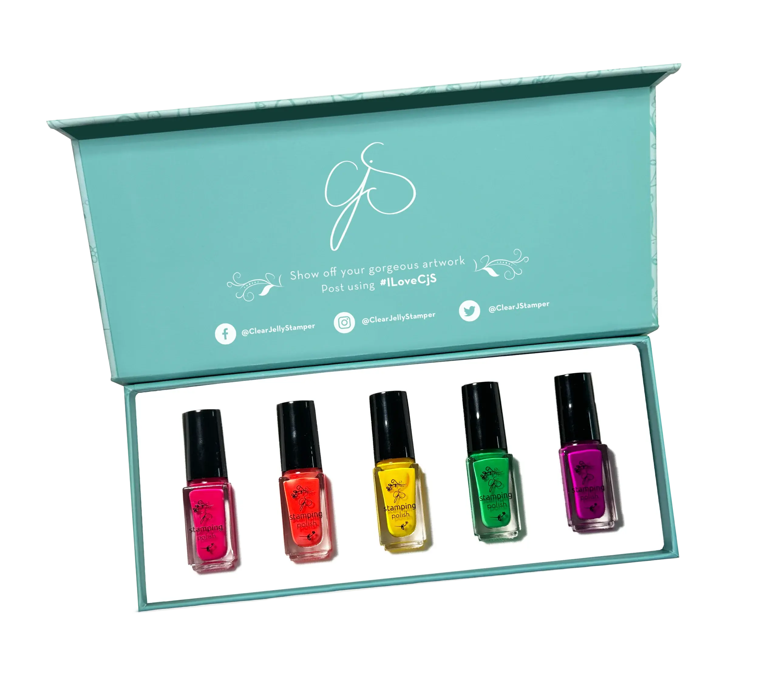 Stamping Polish Kit - Neon - Part 2 (5 Colors)