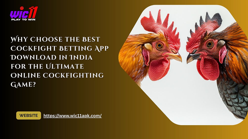 Best Cockfight Betting App Download in India