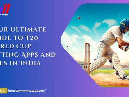 Your Ultimate Guide to T20 World Cup Betting Apps and Sites in India