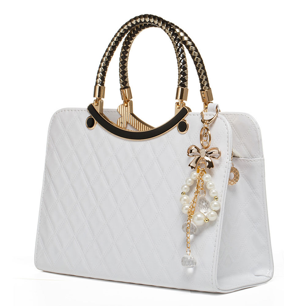 Women Tote Bag PU Leather Large Capacity Adjustable Shoulder Bag Fashion Tote Ha