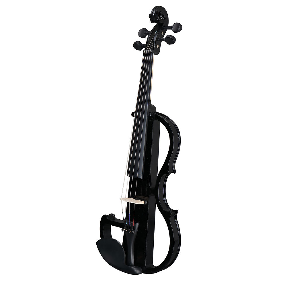 Thumbnail: Upscale Electric Bunnel Edge Silent Black Violin