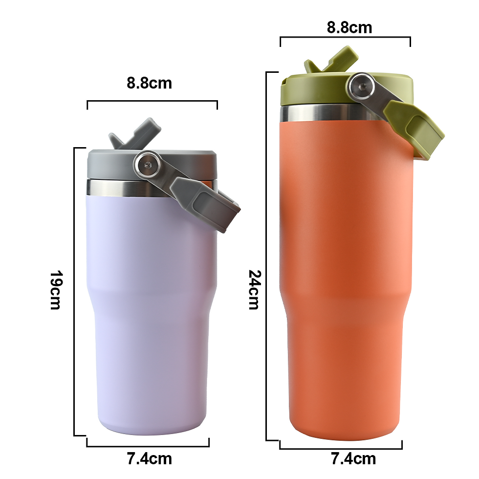 Miniaturbild: 20 oz Flip Straw Tumbler with Handle