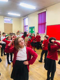 Bollywood dancing
