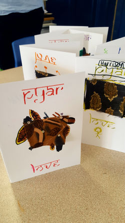 Diwali card making