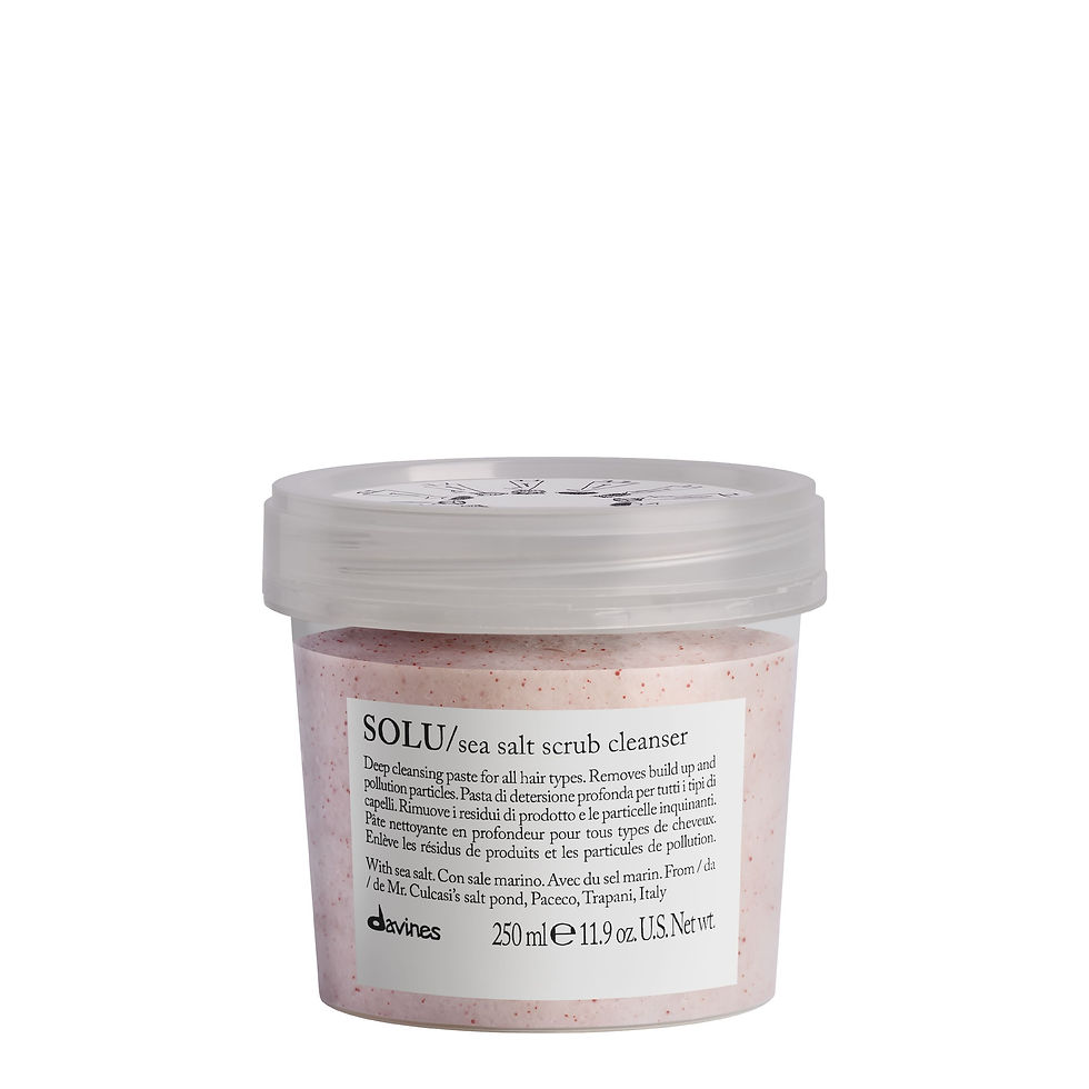 Solu sea salt scrub shampoo
