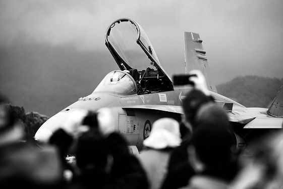 F/A-18 Hornet Last Flight Australia Retirement Photograph Black White Megan Kennedy