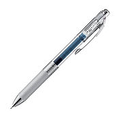 Energel Infree Retractable Liquid Gel Pen 0.5mm Navy Blue - Needle Tip