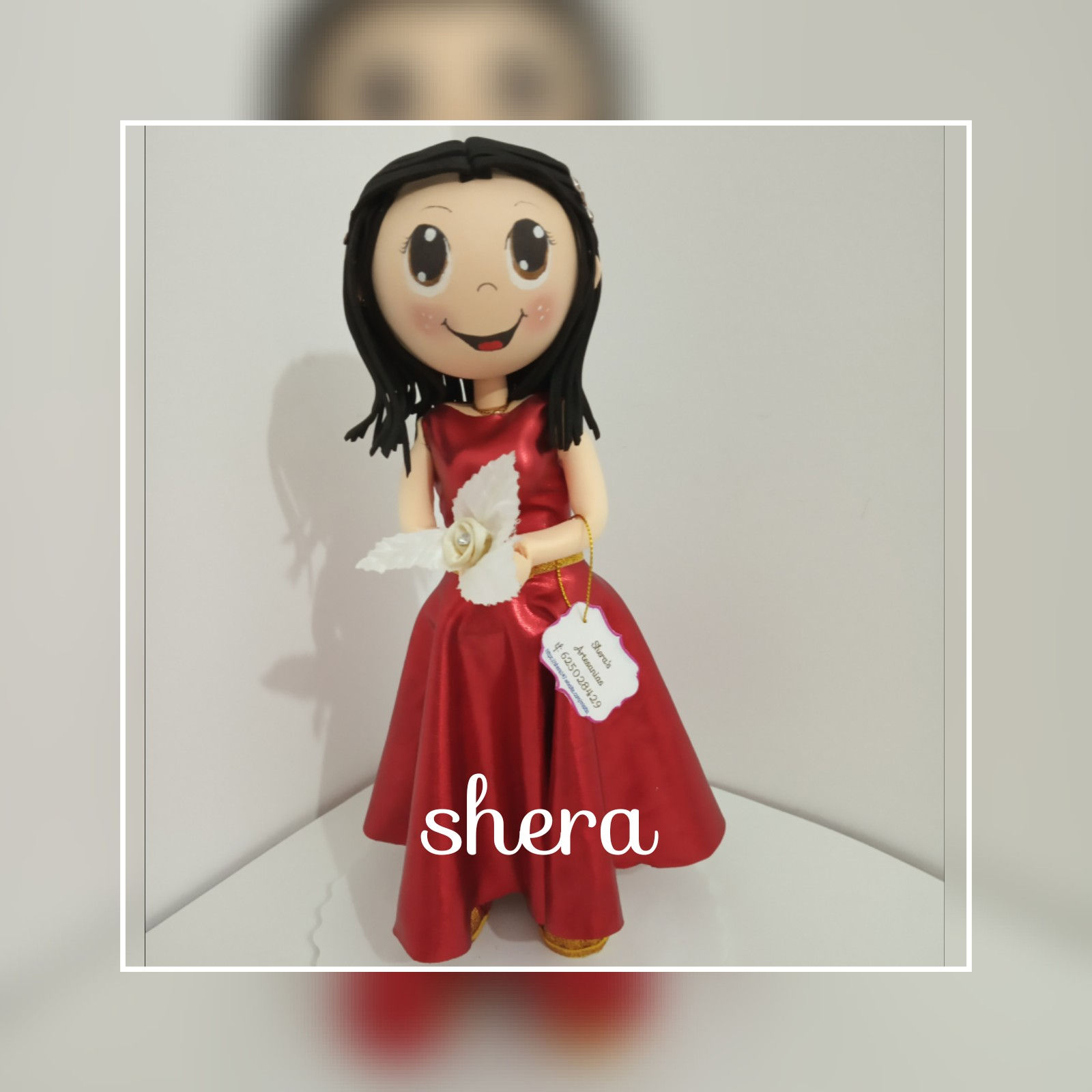 Chica de rojo