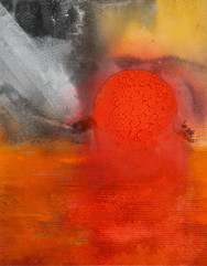 Sans Titre – 202504#2 - Peinture, encre et résine acrylique, encre et additifs sur papier - 62*78,6cm - 2025