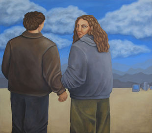 LANDING SPACE - Peinture huile sur toile - 160*140cm - 2024