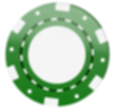 Green Poker Chip 3