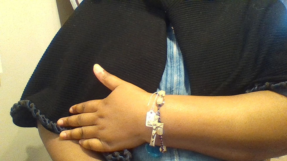 Thumbnail: 9.5" Sr Delphine TOSSA-GBEGO Crux Bracelet