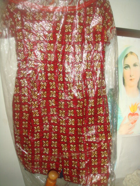 Thumbnail: Red Boat Necked Dress