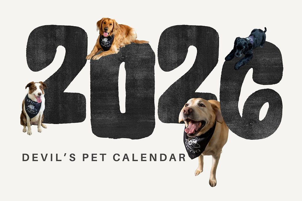 2026 Devils Pet Calendar