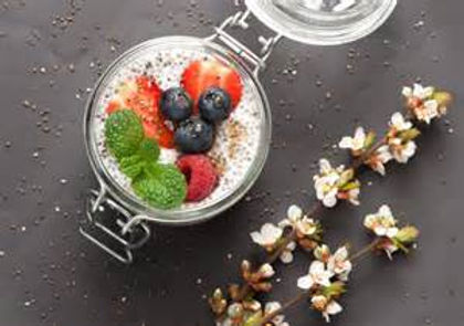 Poudding chia-bananes