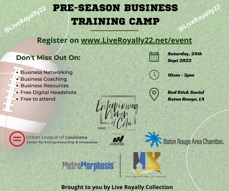 PreSeason Business Training Camp Live Royally