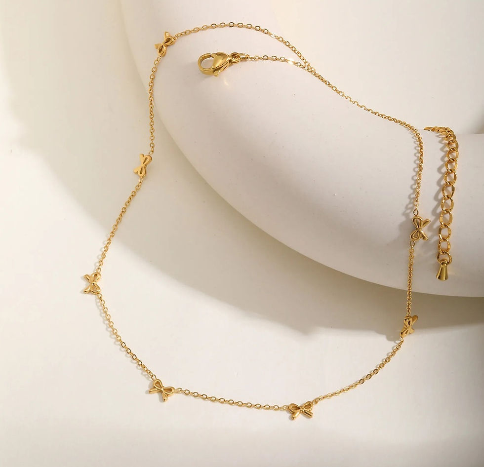 Clarice Bow Necklace